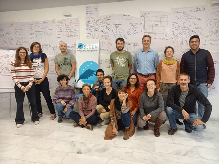 Foto de grupo de los asistentes al curso de la UICN.
